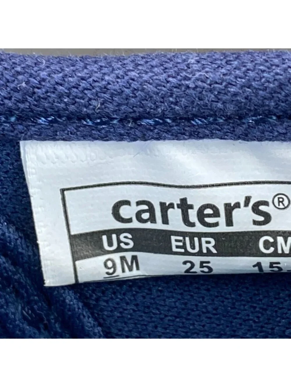Carter's Unisex-Child Damon Sneaker Size 9M Blue Kids New
